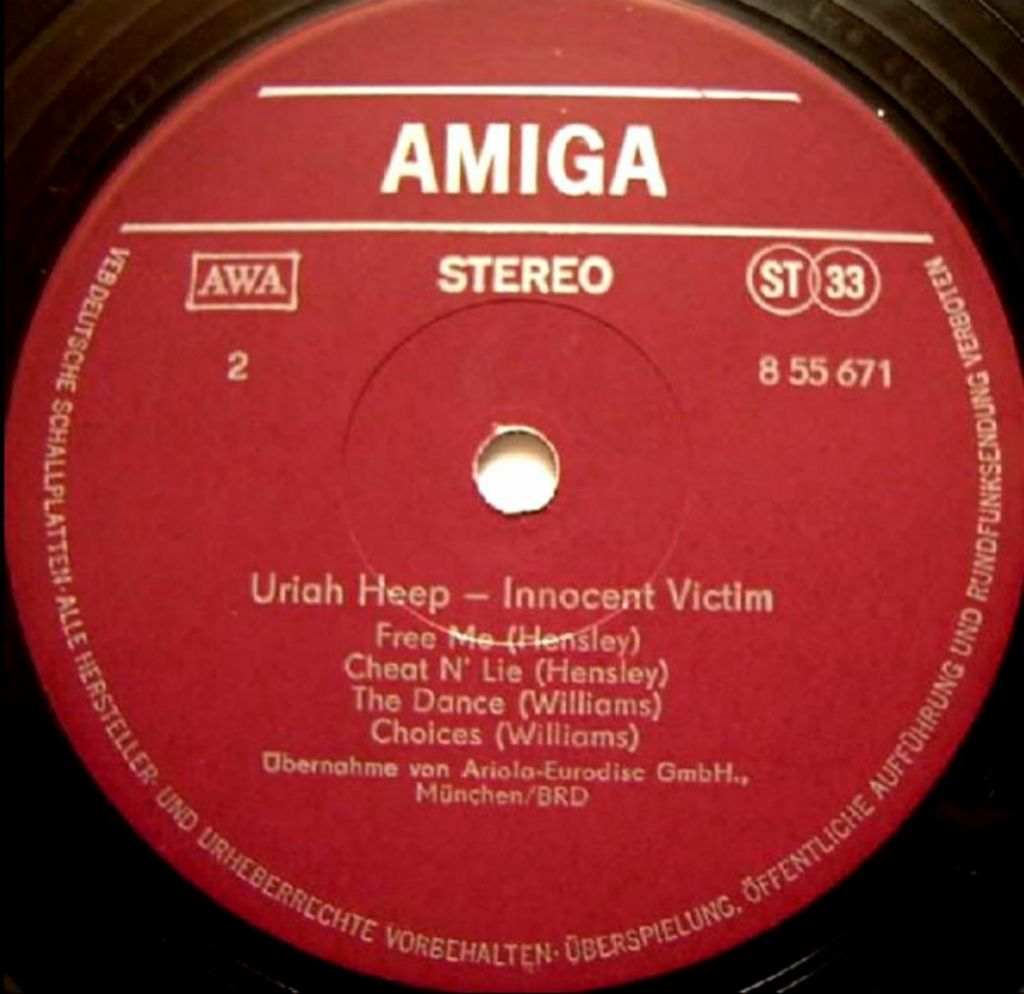 Uriah Heep - Innocent Victim - 1977.    (LP). 12. Vinyl. Пластинка. Germany. Amiga. - фото фото фото 3