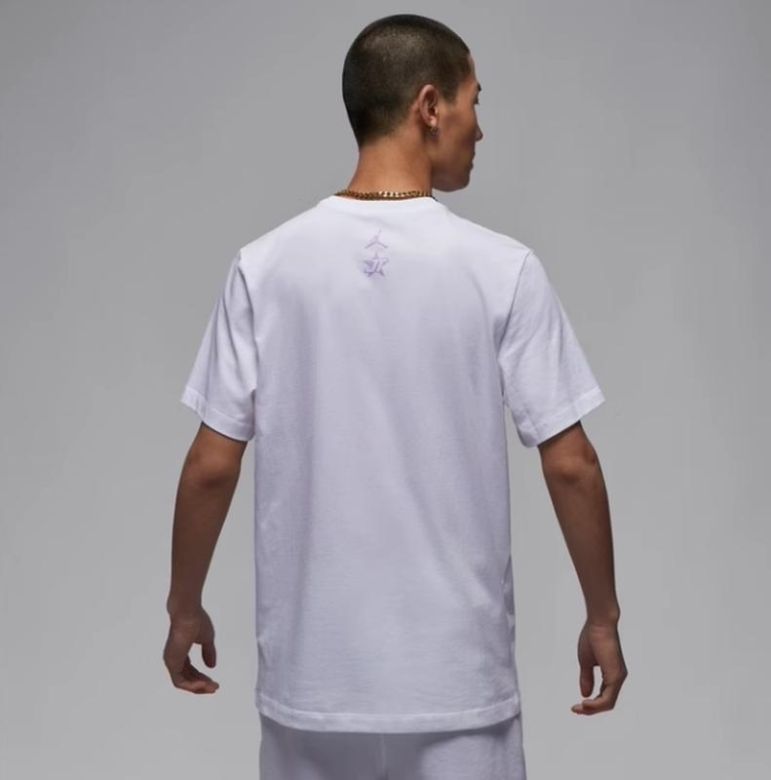 Футболка jordan t-shirts men white hf3948-100 - фото фото фото 2
