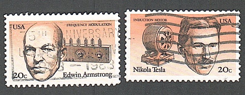 США. Изобретатели. Эдвин Армстронг и Никола Тесла - фото фото фото 0