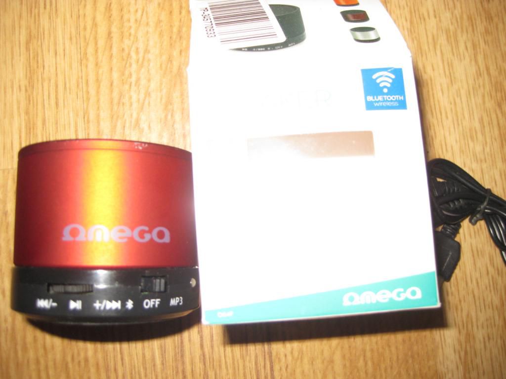 Колонка OMEGA Bluetooth OG47BL микроSD - фото фото фото 0