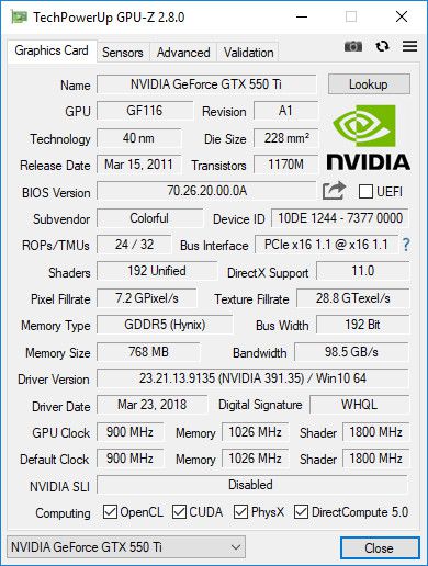 COLORFUL GTX550Ti 768Mb DDR5     (192bit) - фото фото фото 4