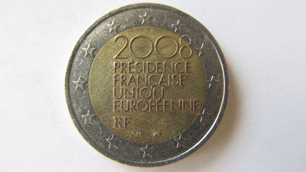 2 евро 2008 г. Франция. Председательство Франции в ЕС - фото фото фото 0