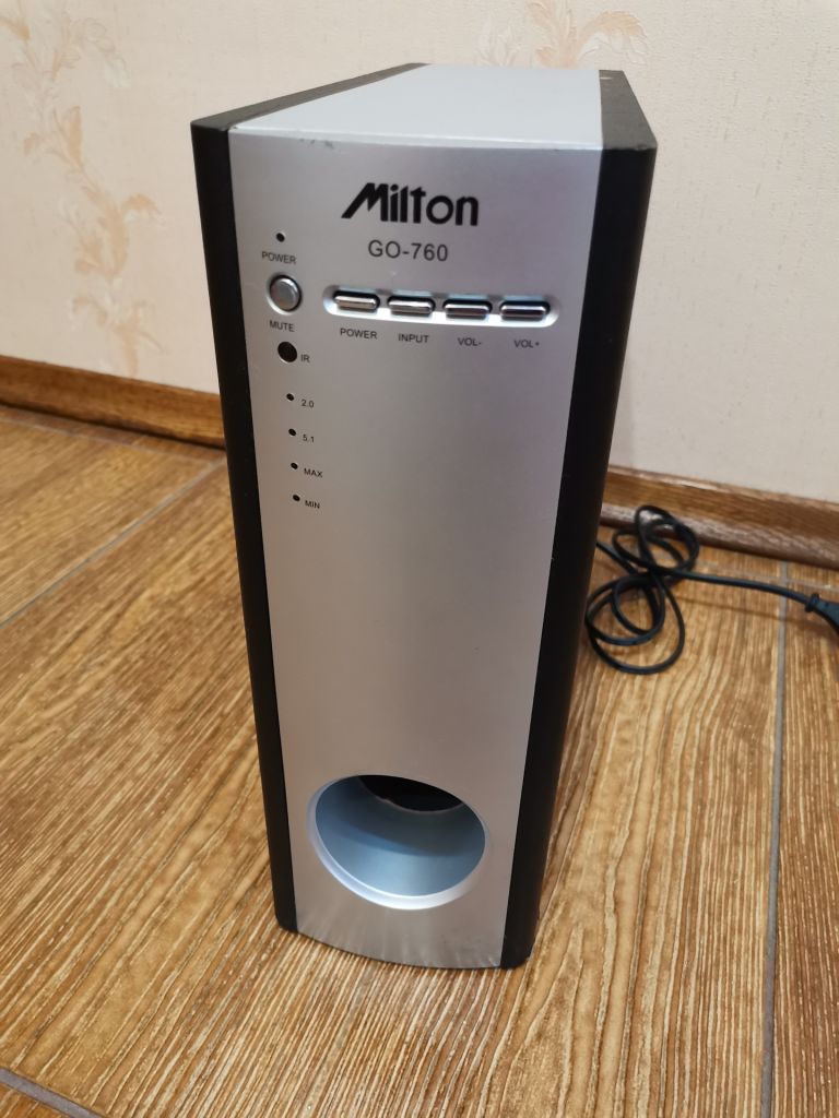 Сабвуфер активный 5.1 2.0  Milton GO-760 - фото фото фото 3