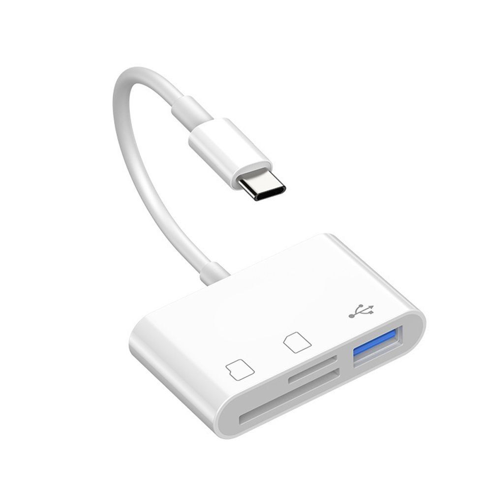/-КАРТ-РІДЕР OTG USB-C для ДВУХ КАРТ ПАМ'ЯТІ TFTcard + CDcard та ФЛЕШКИ-// - фото фото фото 6
