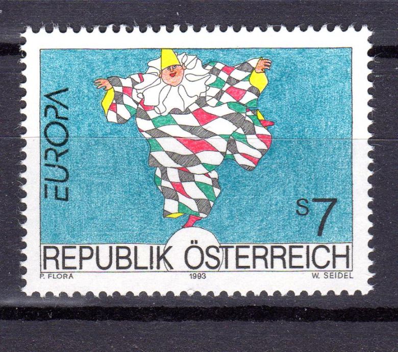 Австрия Цирк Современное искусство Европа СЕПТ 1993 - фото фото фото 0