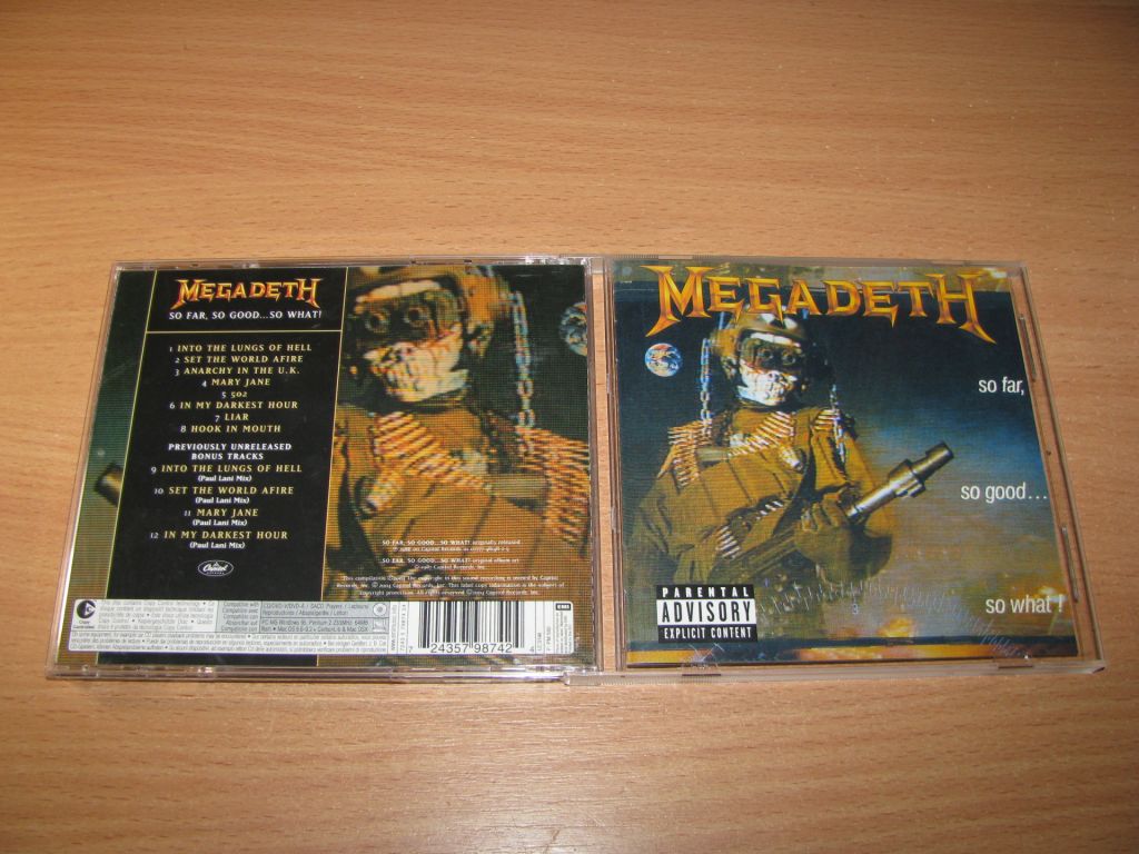 MEGADETH - So Far, So Good, So What  (2004 Capitol Germany) - фото фото фото 0