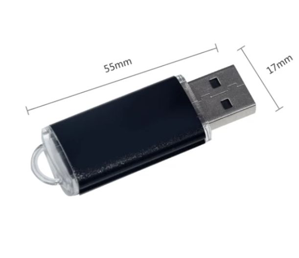 Флешка 128 Гб, USB 2.0, цвет - синяя, НОВАЯ - фото фото фото 3