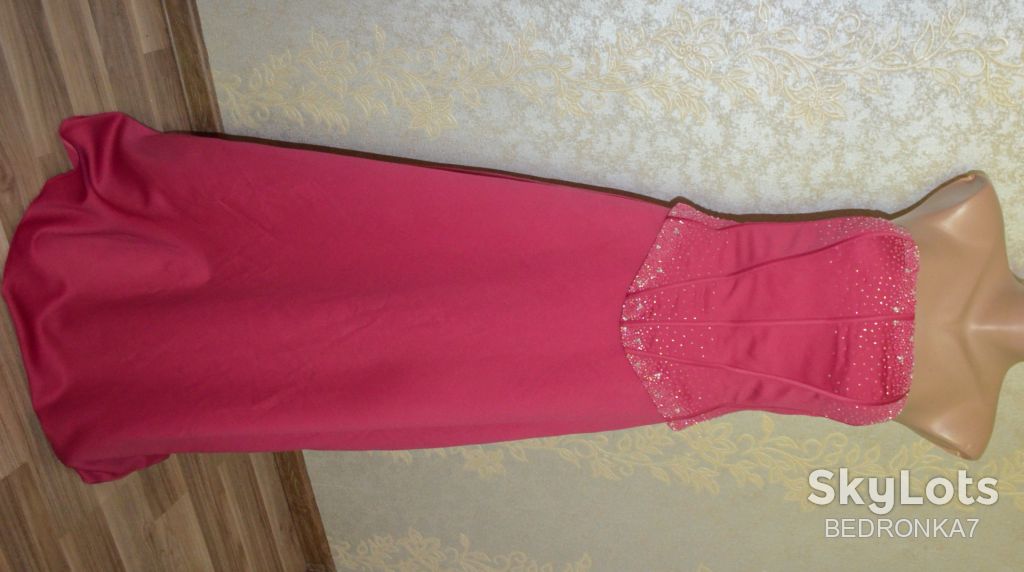 нарядна довга сукня. стан відмінний б/у - фото фото фото 3