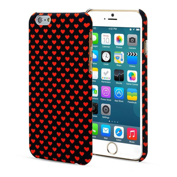 Чехол ARU для iPhone 6 Plus/6S Plus Hearts Dark Blue - фото фото фото 0