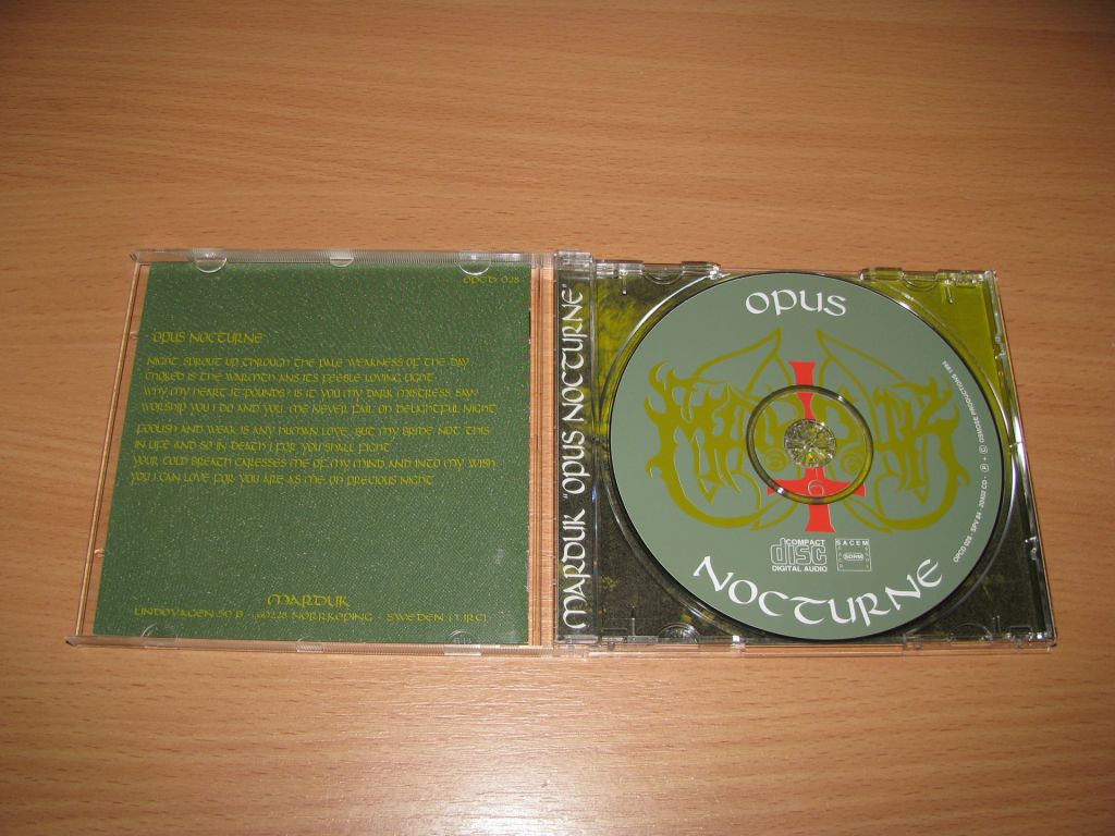MARDUK - Opus Nocturne   (1994 Osmose France) - фото фото фото 1