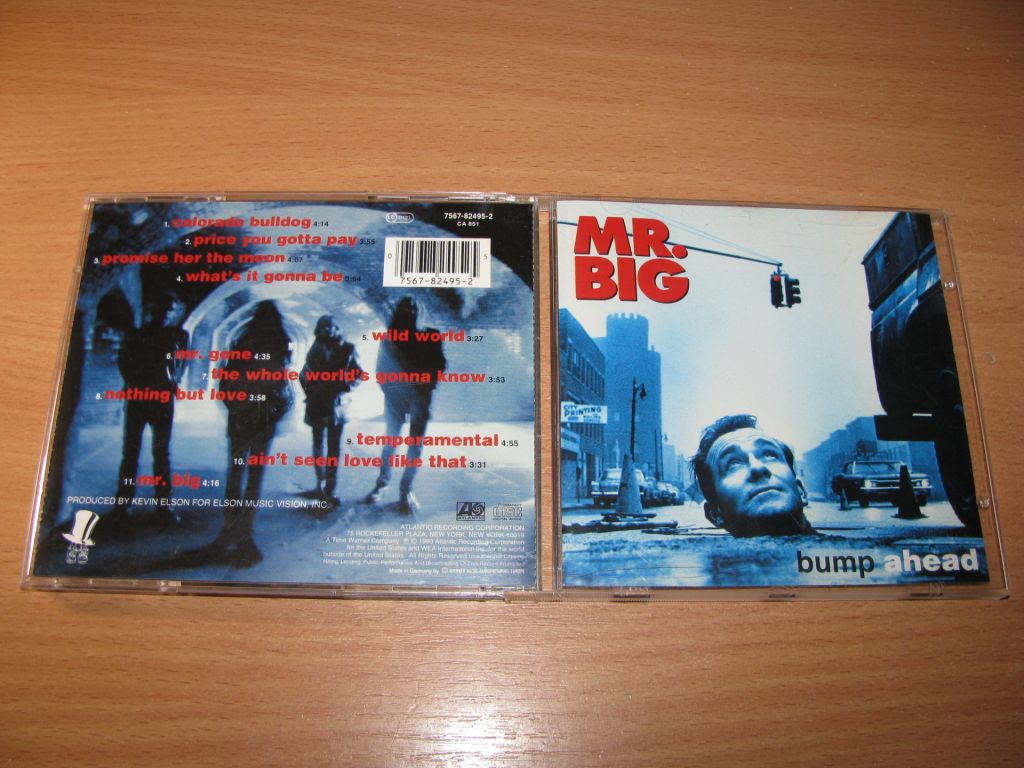 MR.BIG - Bump Ahead  (1993 Atlantic 1st press) - фото фото фото 0
