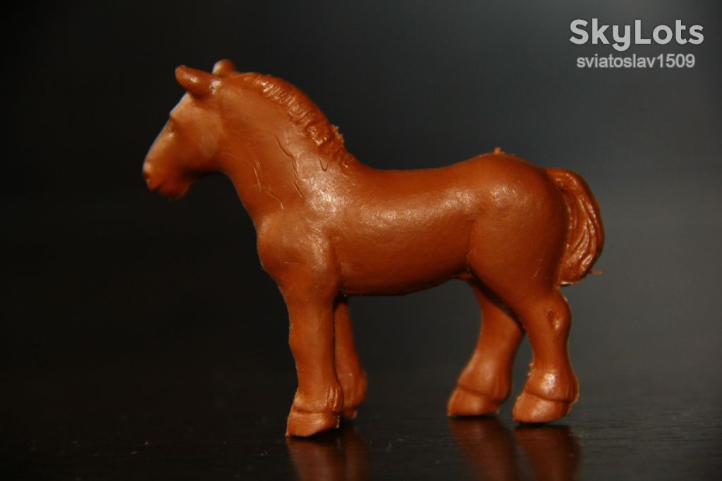 животные конь  SCHLEICH Classic ??  ФРГ МЯГКАЯ резина !! - фото фото фото 1