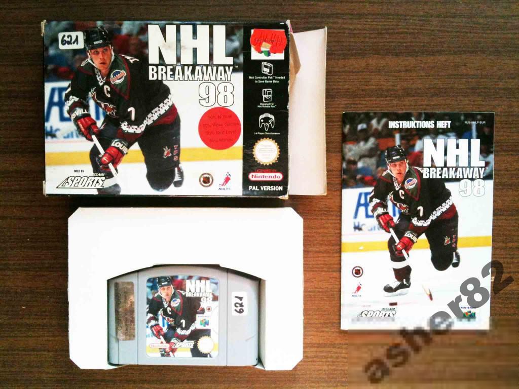 Игра на Nintendo 64 "NHL Breakaway 98"      (PAL) - фото фото фото 0