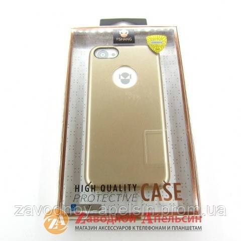 IPhone 7 8 пластиковый чехол Fshang gold - фото фото фото 2