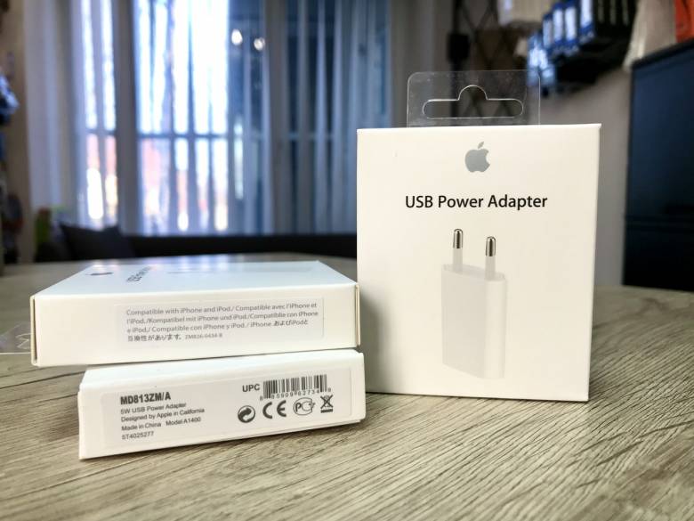 Блок питания, Power Adapter iPhone 5W Сетевой адаптер, Блок, Кубик к айфону - фото фото фото 5