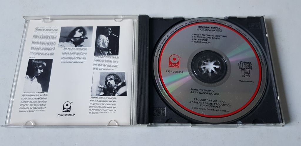 Iron Butterfly In-A-Gadda-Da-Vida CD фірмовий - фото фото фото 2