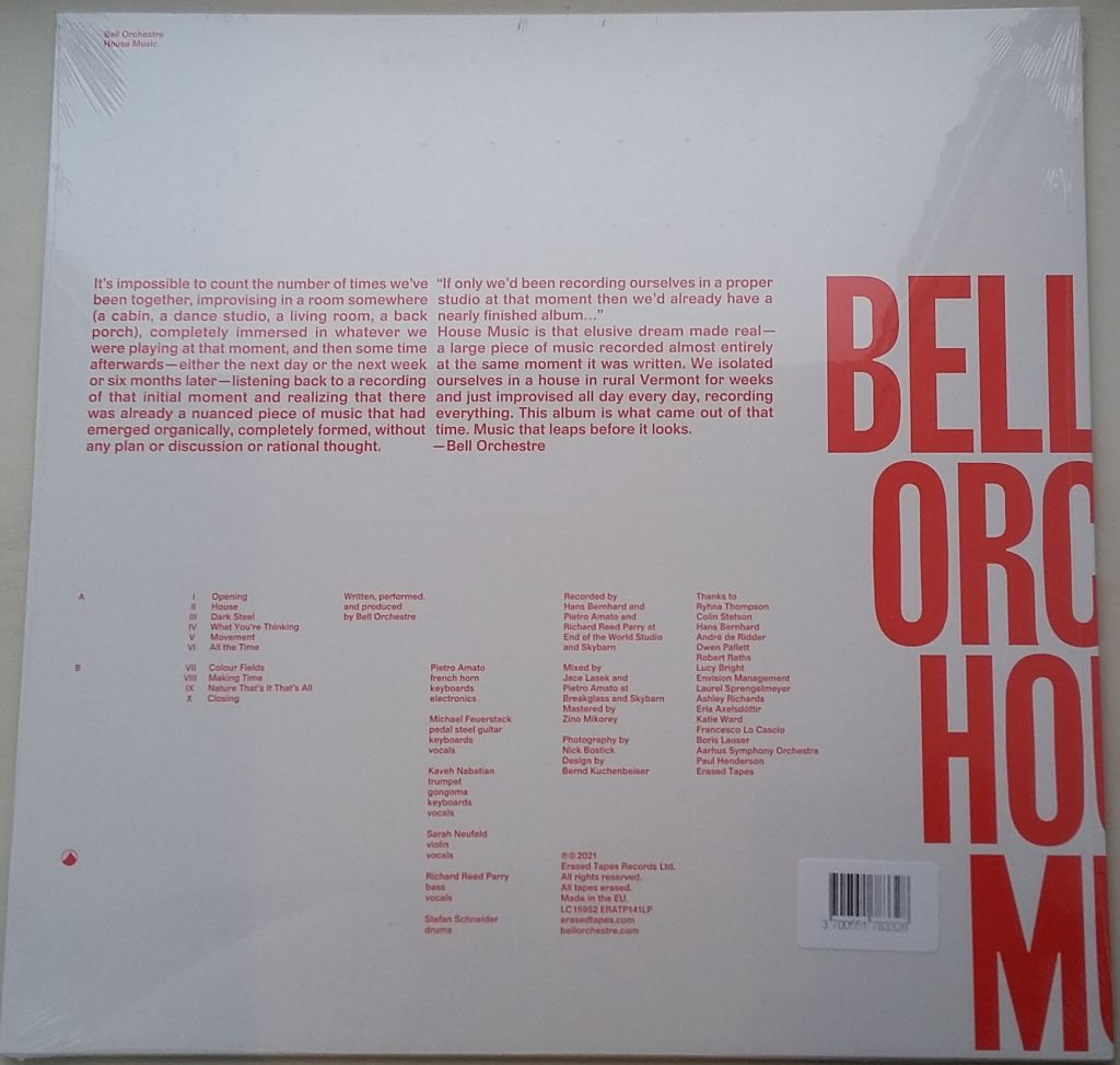 BELL ORCHESTRE House Music LP Sealed/Запечатаний - фото фото фото 1