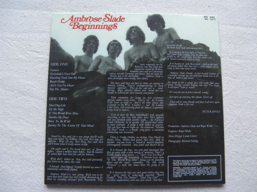 CDLP Slade. Ambrose Slade. Beginnings 1969. - фото фото фото 3