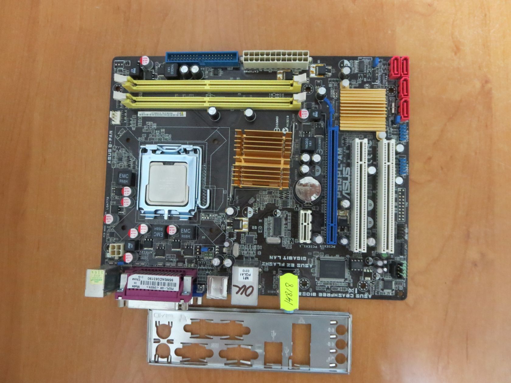 Материнская плата Asus P5QPL-AM + процессор E7600  S 775 - фото фото фото 0