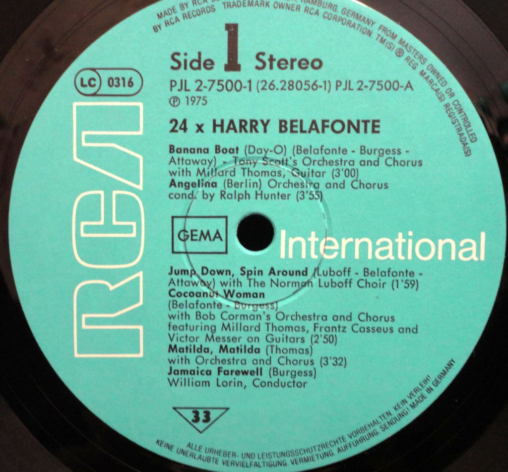 Harry Belafonte - 24x Harry Belafonte   (2 lp) - фото фото фото 4
