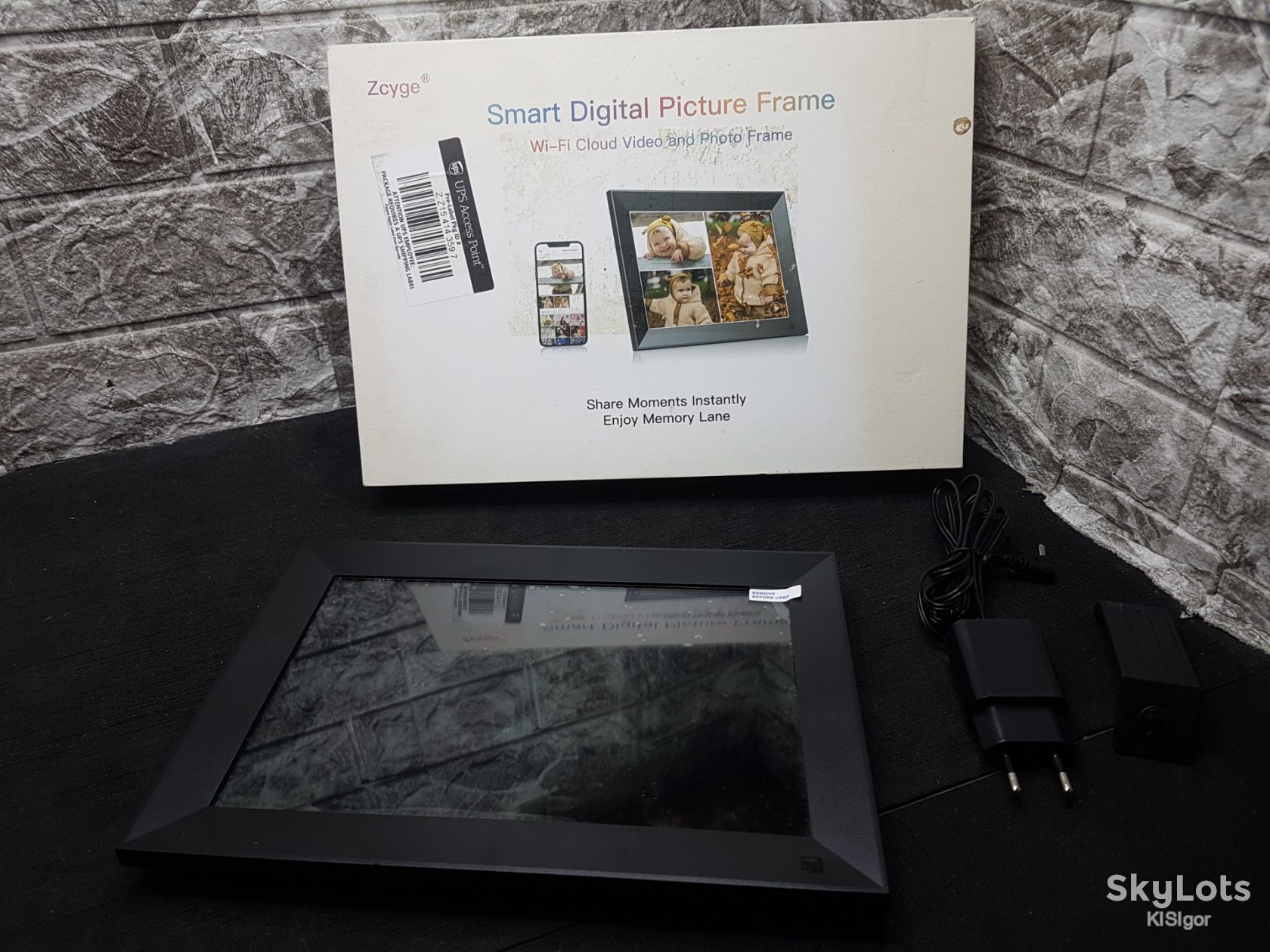 Цифрова Wi-Fi фоторамка Zcyge Smart Digital Picture Frame  *80819 - фото фото фото 1