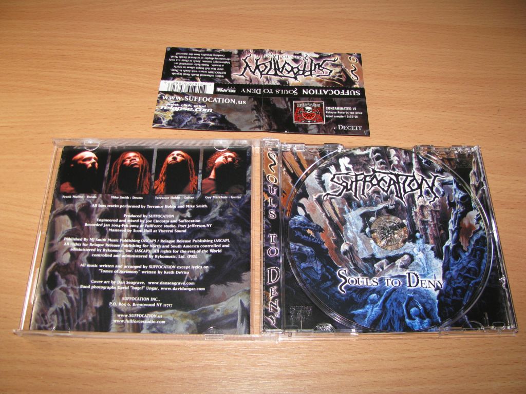 SUFFOCATION - Souls To Deny  (2004 Relapse 1st press,USA) - фото фото фото 1