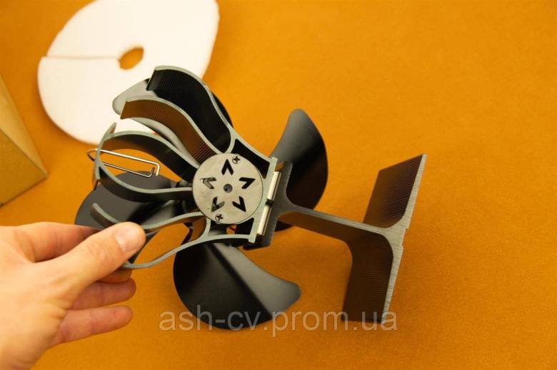 Вентилятор, для, каміна, камінний вентилятор, Premium Black FAN - фото фото фото 4