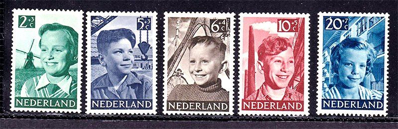 Нидерланды 1951 г MNH  - серия - фото фото фото 0