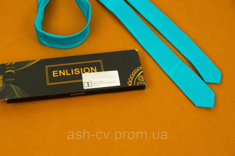 Краватка, ENLISION, Tie, Premium, Soft, Blue - фото фото фото 1