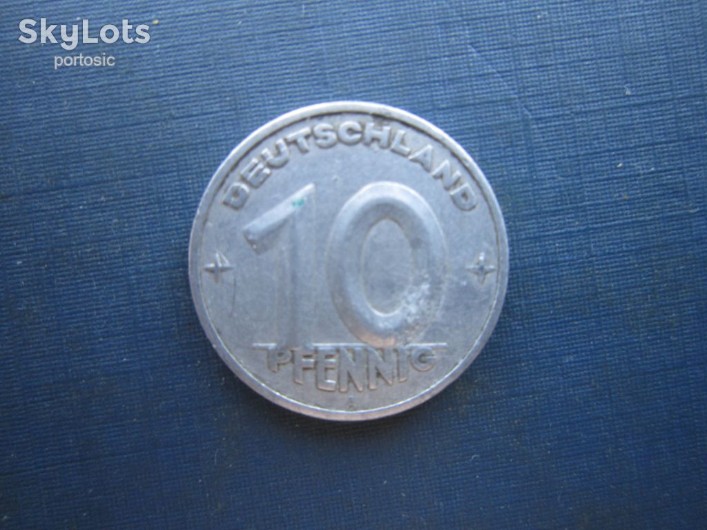 Монета 10 пфенігів Німеччина НДР 1950 А - фото фото фото 0