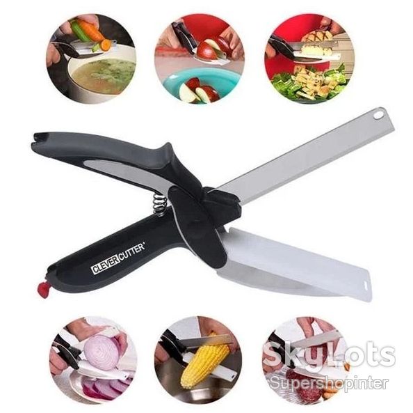 Умный нож-ножницы 2в1 Clever Smart Cutter - фото фото фото 2