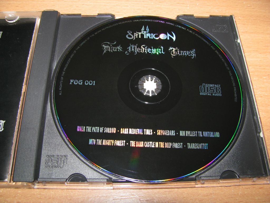 SATYRICON - Dark Medieval Times  (1994 Moonfog 1st press) - фото фото фото 2
