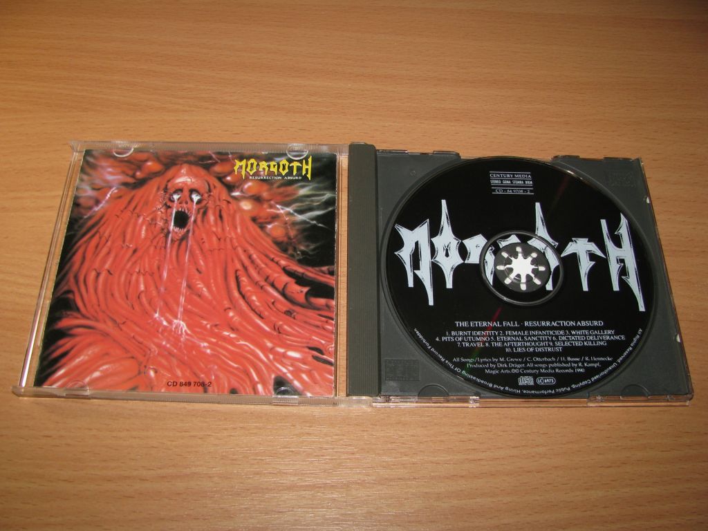 MORGOTH - The Eternal Fall / Resurrection Absurd  (1990 Century Media 1st press) - фото фото фото 1