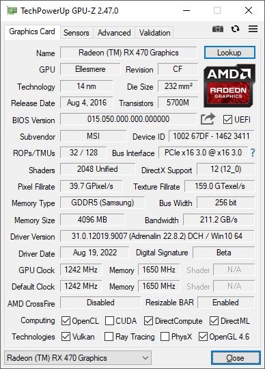 msi rx 470 gaming x 4gb - фото фото фото 3