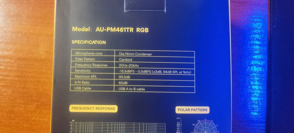 Микрофон конденсатор USB для геймеров,стримеров MAONO PM-461TR RGB - фото фото фото 1