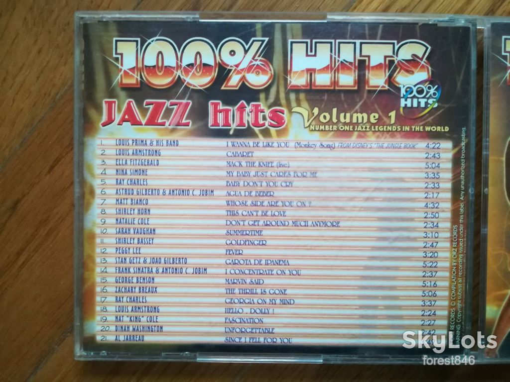 100% jazz hits-Vol. 1-состояние: 4 - фото фото фото 3