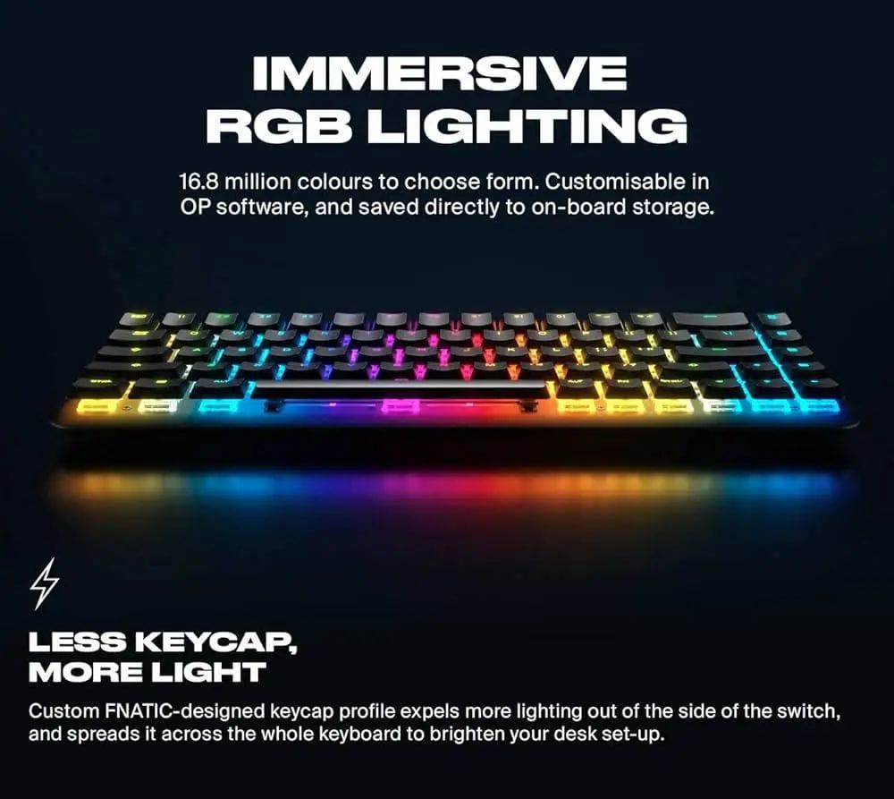 Лот №13160 Fnatic STREAK65 - Компактна ігрова механічна клавіатура RGB - фото фото фото 6