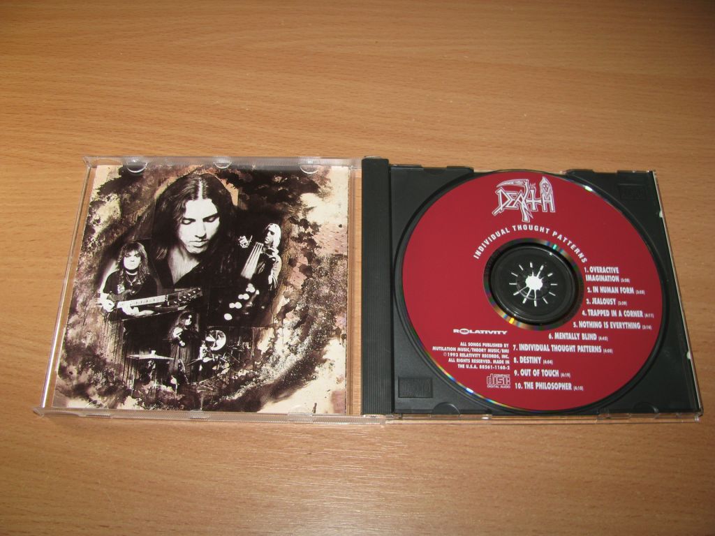 DEATH - Individual Thought Patterns  (1993 Relativity 1st press,NIMBUS,USA) - фото фото фото 1