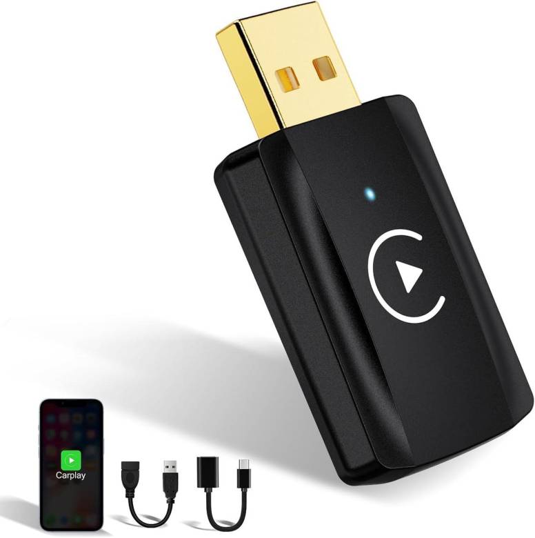 Беспроводной адаптер CarPlay, миниатюрный автомобильный Play Dongle, беспроводной миниадаптер CarPla - фото фото фото 0
