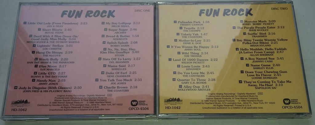 VARIOUS Fun Rock 2CD US - фото фото фото 2