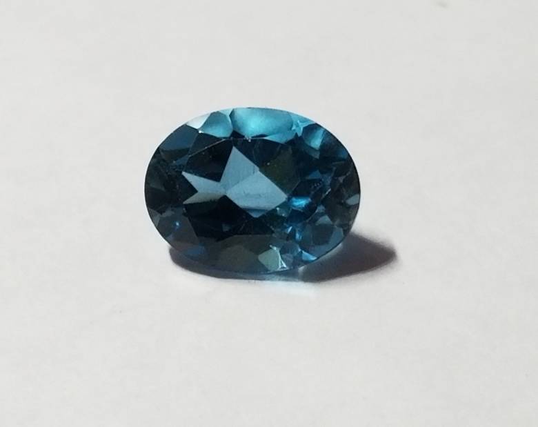Топаз  Natural London Blue Topaz 2.28ct 9x7mm - фото фото фото 5