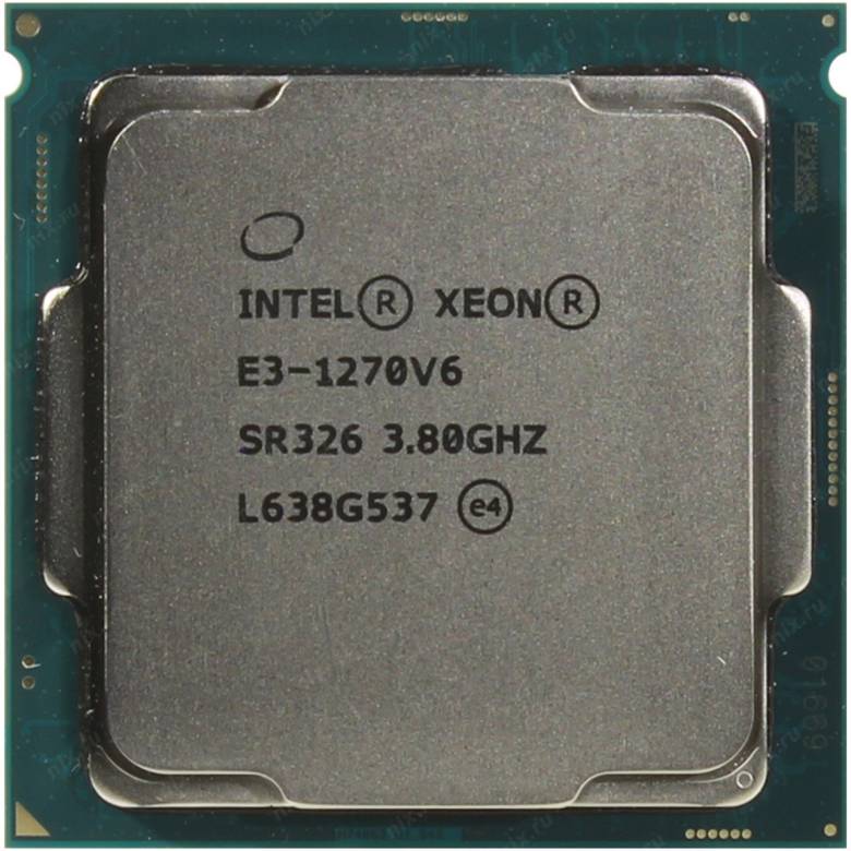 Процесор Intel Xeon e3 1270 v6 3.8-4.2 GHz, LGA1151 72W Б/В - фото фото фото 0