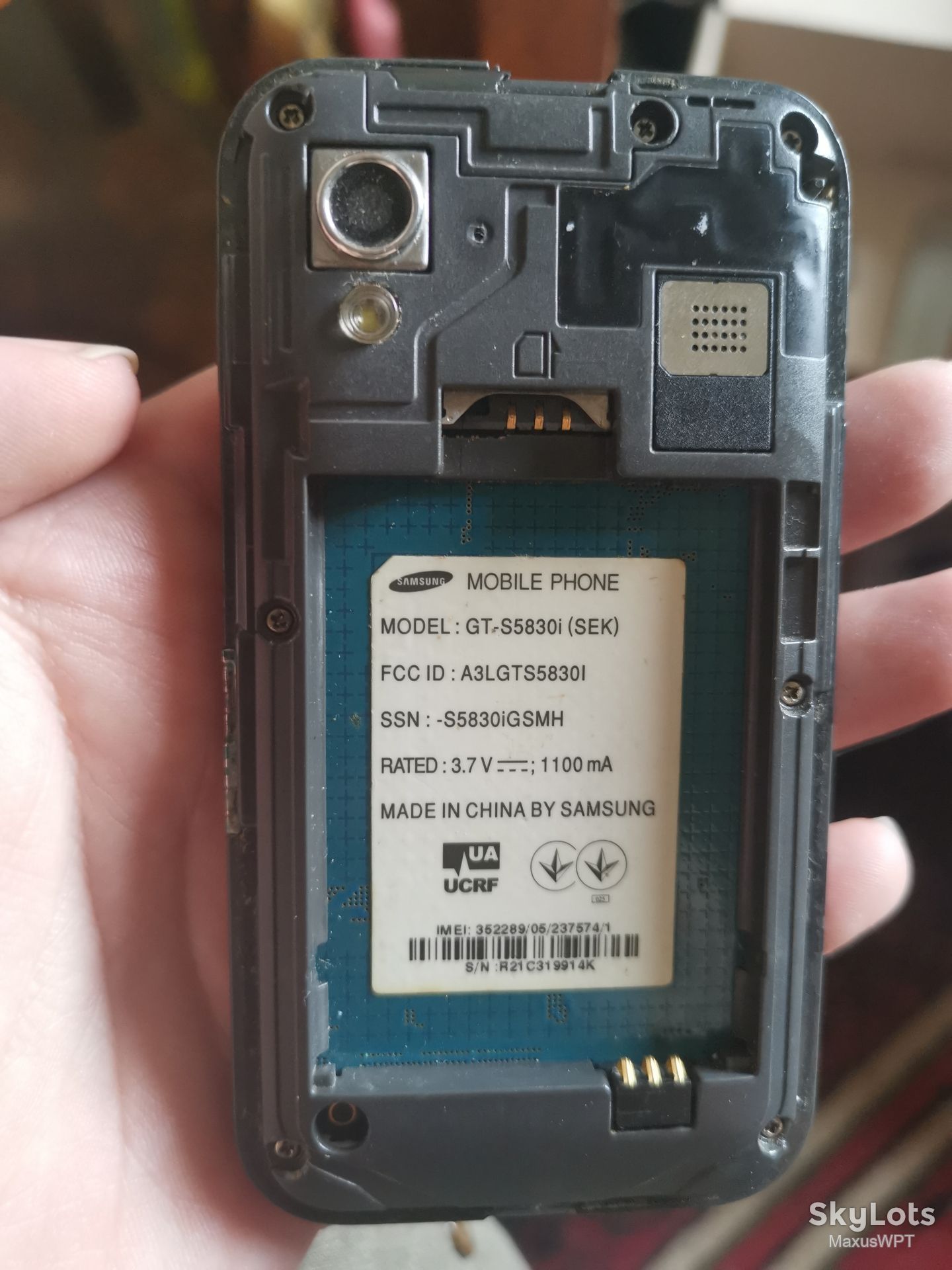 #390 Sklad Смартфон Samsung Galaxy Ace GT-S5830 1 - фото фото фото 4