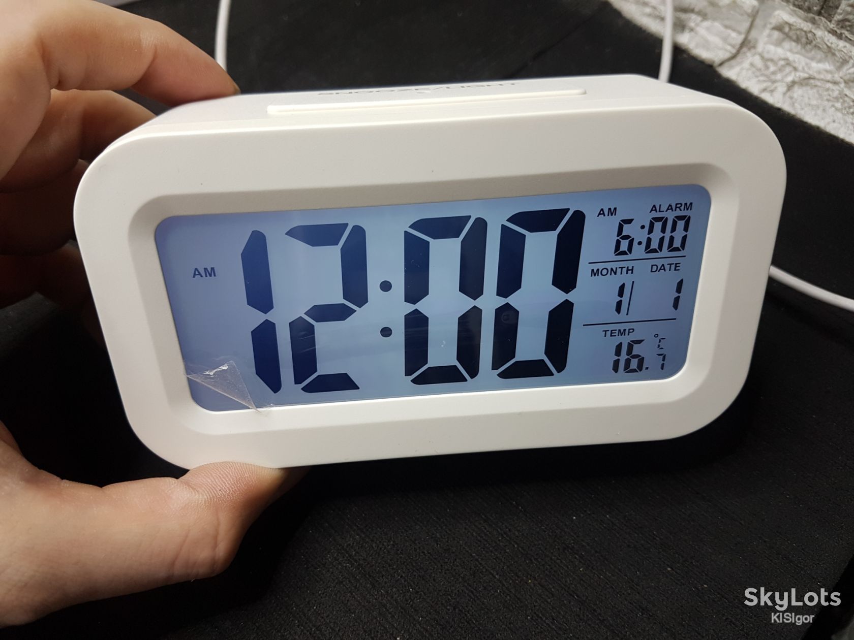 Цифровий настільний годинник-будильник Time Alarm Clock *81193 - фото фото фото 4