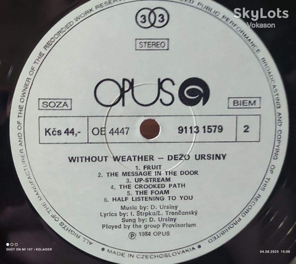 Dezo Ursiny - Without weather NM-/EX+ - фото фото фото 2