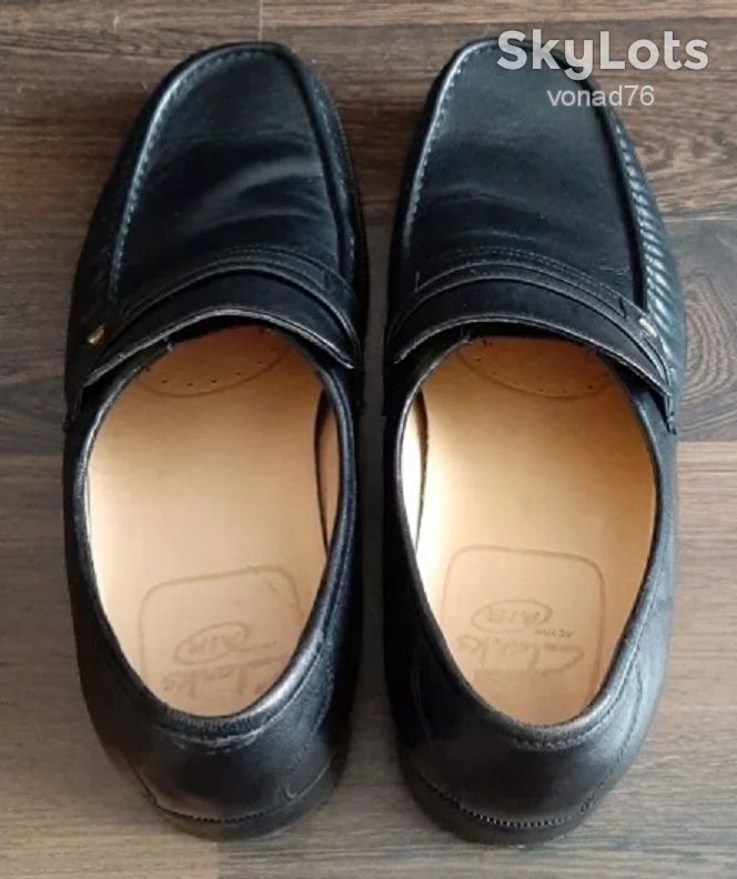 Туфли-мокасины Clarks 8,5, 43р., 28,5см. - фото фото фото 6
