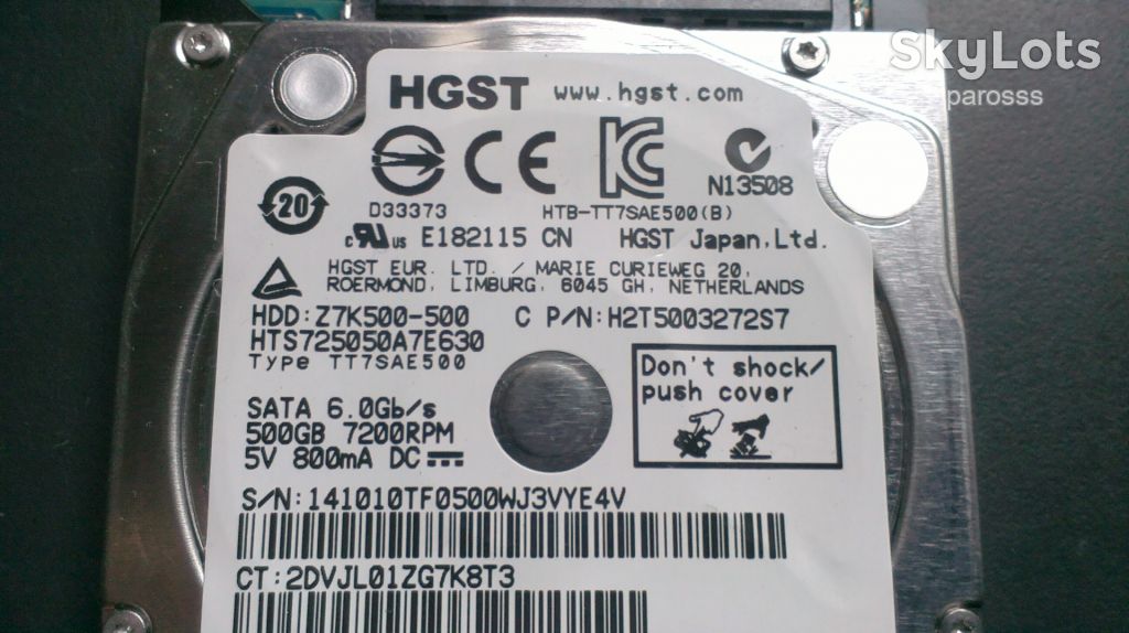2247 - Жорсткий диск Hitachi 500 Gb  SATA III - фото фото фото 1