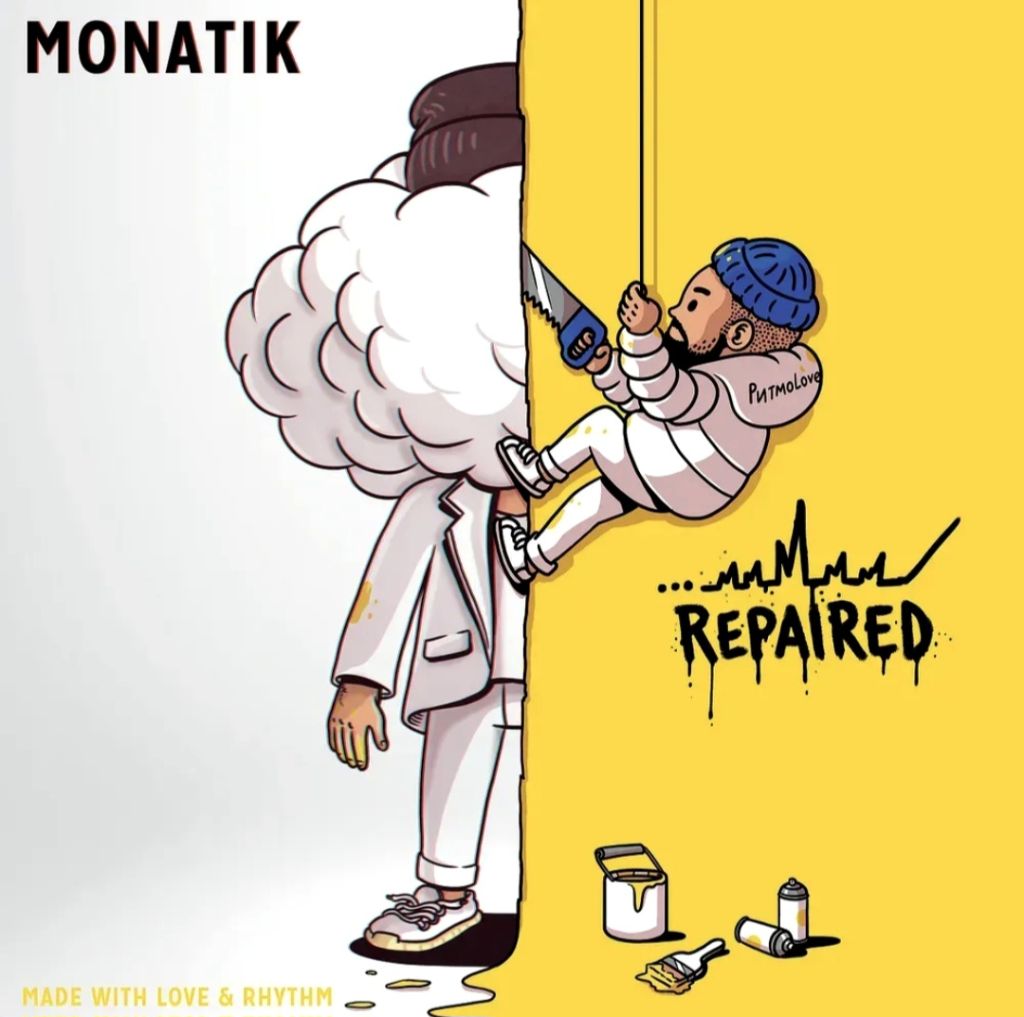 Monatik / Монатик - Repaired - 2024.   (LP). 12. Coloured Vinyl. Пластинка. Ukraine. S/S. - фото фото фото 1
