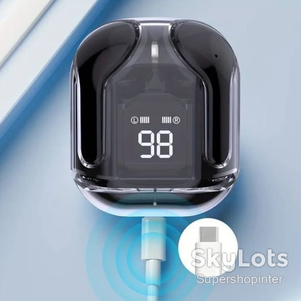 Беспроводные Bluetooth-наушники HK3 TWS вакуумные с LED-дисплеем, шумоподавлением, микрофоном, игровым режимом и зарядным - фото фото фото 7