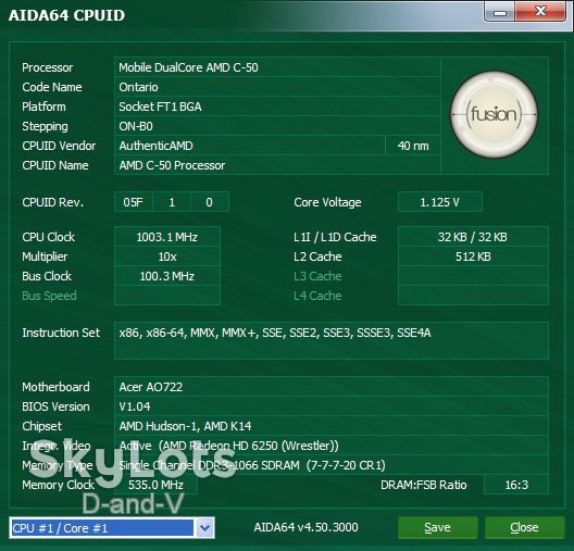 Нетбук Acer Aspire One 722, остатки, рабочий. - фото фото фото 4